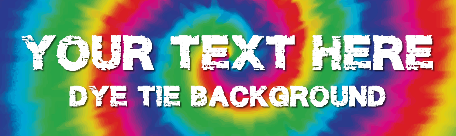 Dye Tie Custom Vinyl Sticker, Window Cling or Magnet in UV Laminate Coating - Custom Bumper Sticker, Vinyl Sticker, or Magnet