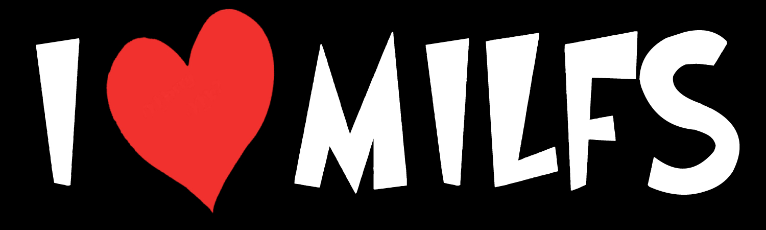 I Love Milfs Custom Vinyl Bumper Sticker, Window Cling or Magnet in UV Laminate Coating - Custom Bumper Sticker, Vinyl Sticker, or Magnet