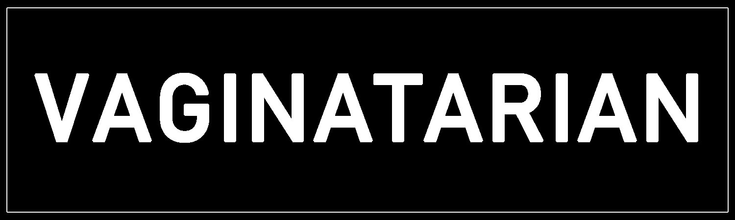 Vaginatarian  Vinyl Bumper Sticker  Window Cling or Bumper Sticker Magnet in UV Laminate Coating - Custom Bumper Sticker, Vinyl Sticker, or Magnet
