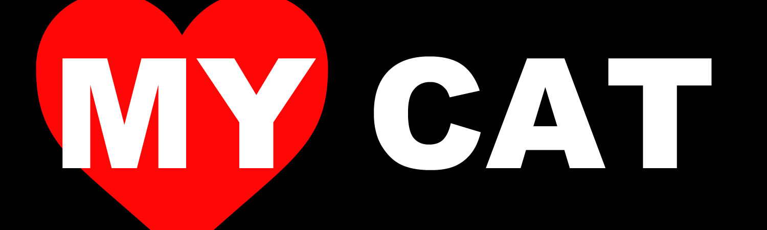  My Cat  Vinyl Bumper Sticker  Window Cling or Bumper Sticker Magnet in UV Laminate Coating - Custom Bumper Sticker, Vinyl Sticker, or Magnet