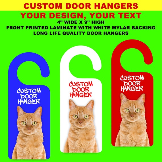 Custom Door Hanger - Custom Bumper Sticker, Vinyl Sticker, or Magnet