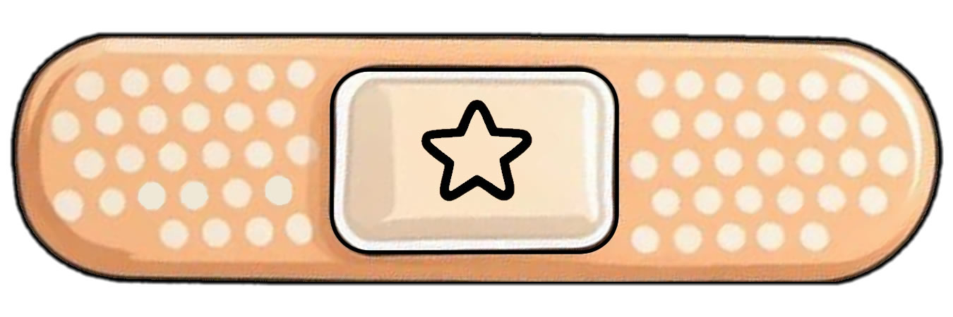 Bandaid Die Cut Vinyl Sticker  Window Cling or Magnet with Laminate Coating in Various Sizes - Custom Bumper Sticker, Vinyl Sticker, or Magnet