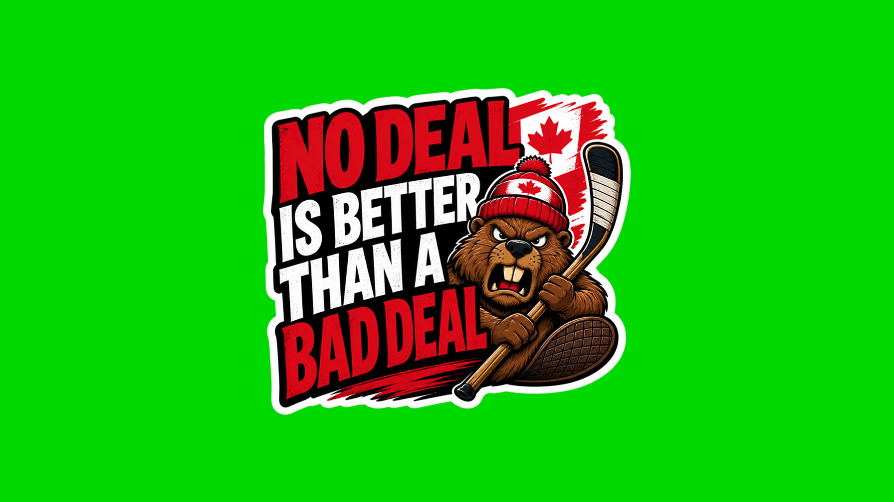 No Deal Is Better Than A Bad Deal Die Cut Vinyl Sticker  Window Cling or Magnet with Laminate Coating in Various Sizes