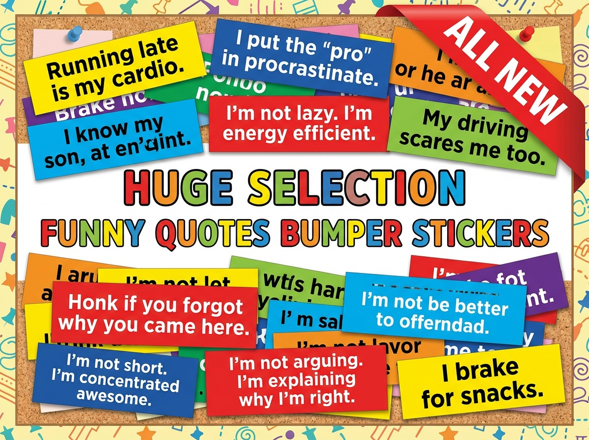 Funny Custom Bumper Sticker Quotes